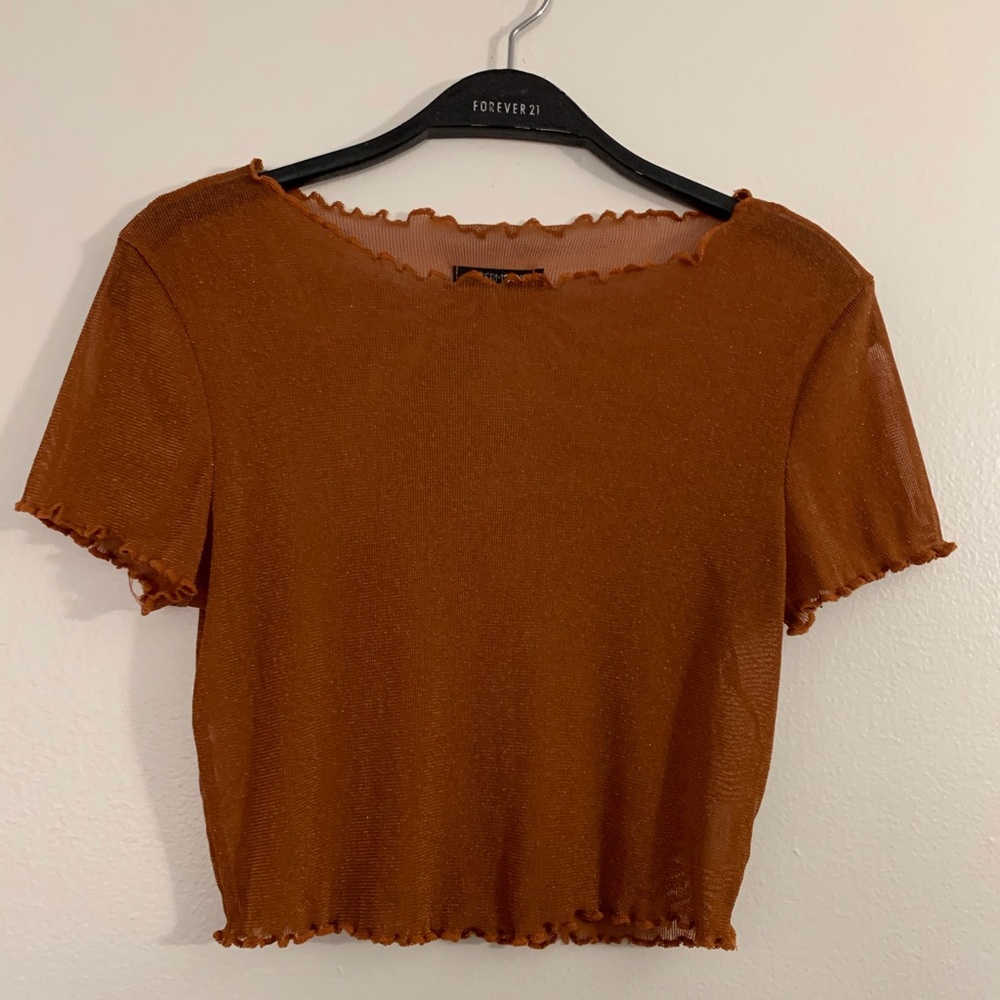 Mesh crop top